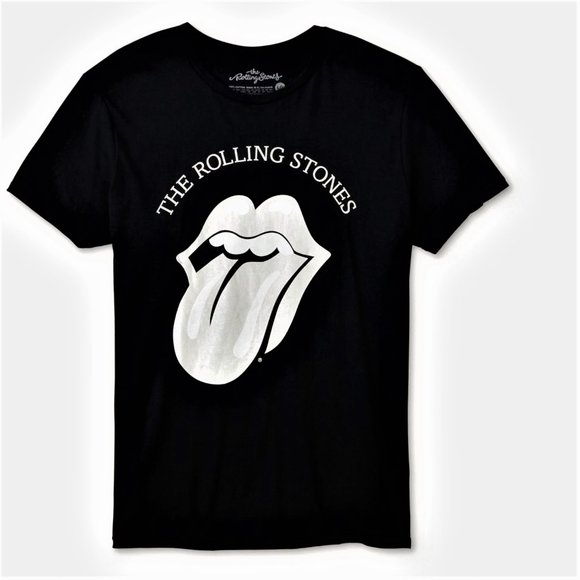 The Rolling Stones Silver Tongue Logo rock Official cotton T-Shirt XXL 2XL NWT - Picture 2 of 3